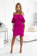 Bishop pink short Spanish dress - Makayla