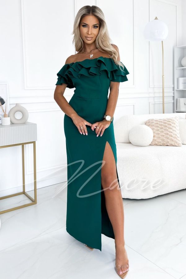 Green maxi Spanish dress - Mayli