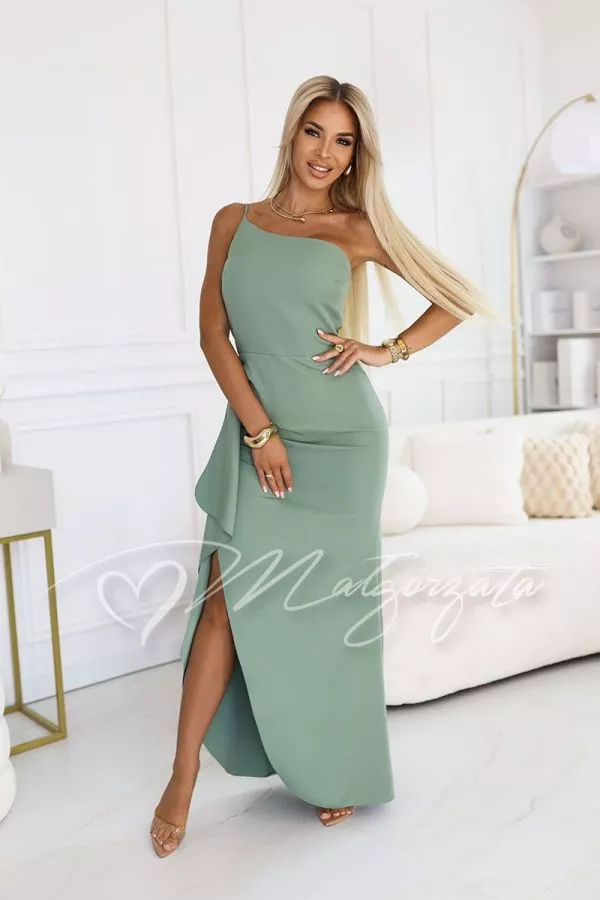 open lace back dress Rita One Shoulder Top main image 0