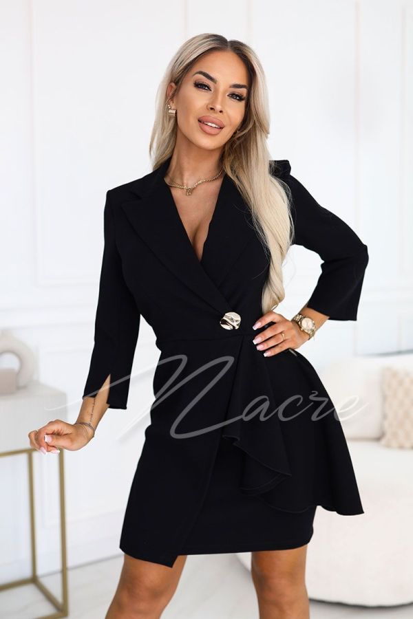 Black formal dress to mask imperfections - Nicolette