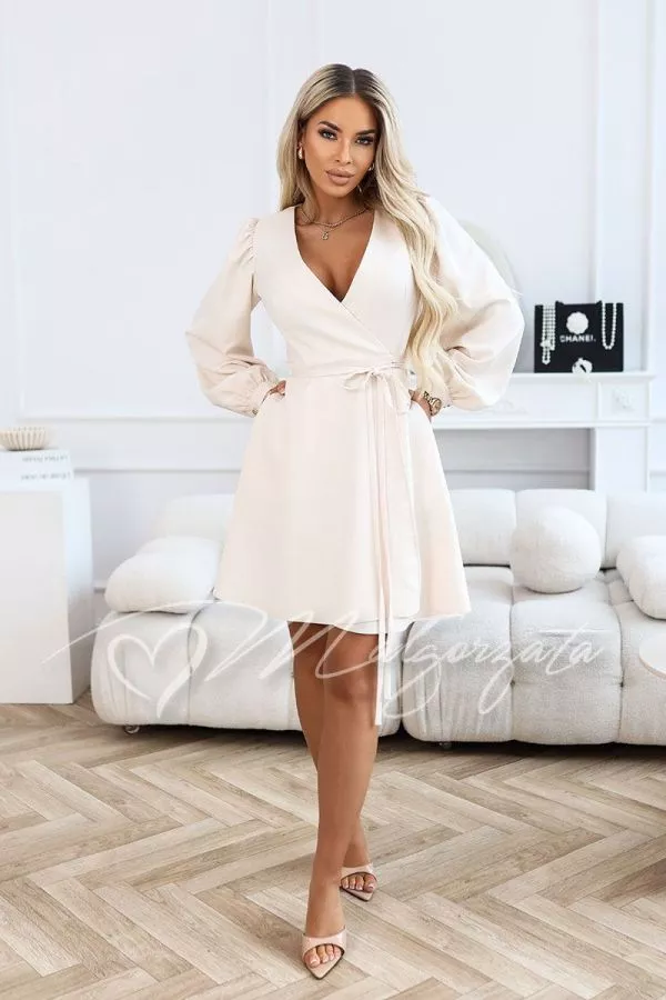 princess polly baby blue dress Women's Satin Wrap Maxi Dress Long Sleeve Deep V-Neck Ruched Waist Dress