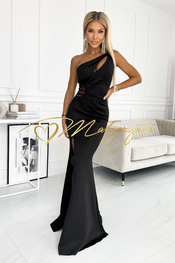 Curacao - sukienka dopasowana długa czarna