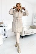 Parka - women's insulated winter jacket beige
